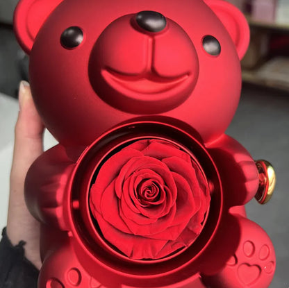 Rotating Bear Gift Box