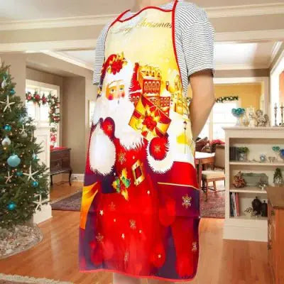 Festive Oil-Proof Kitchen Apron