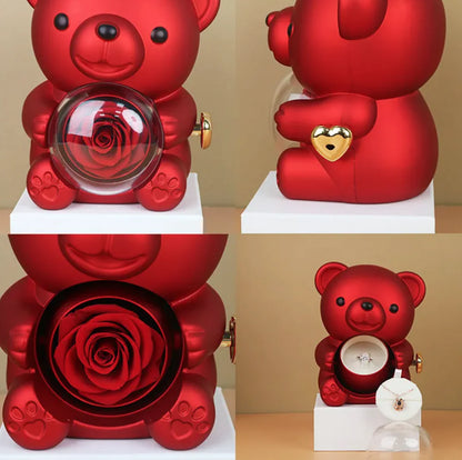 Rotating Bear Gift Box